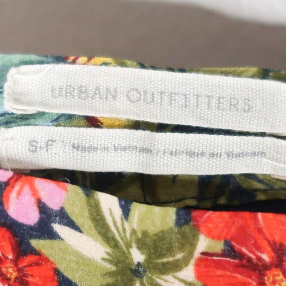 Urban Outfitters Womens Mini Skirt Small Multicolor Floral Tiered Boho Festival - Picture 3 of 9